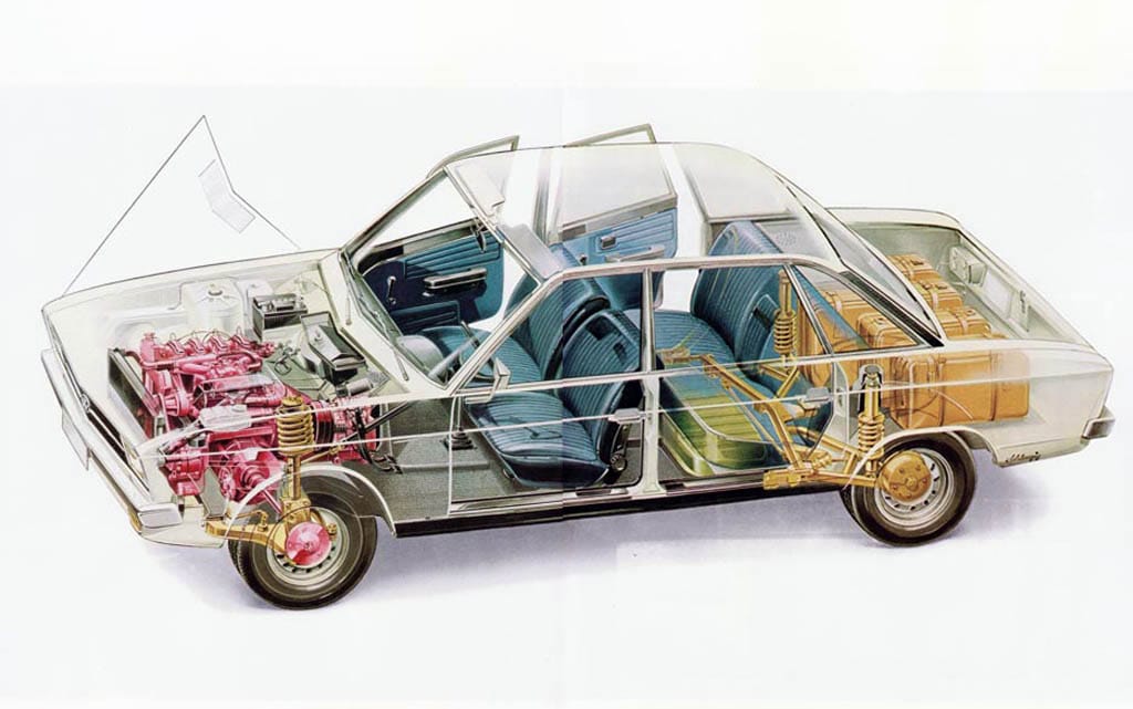 Volkswagen K70 Схема